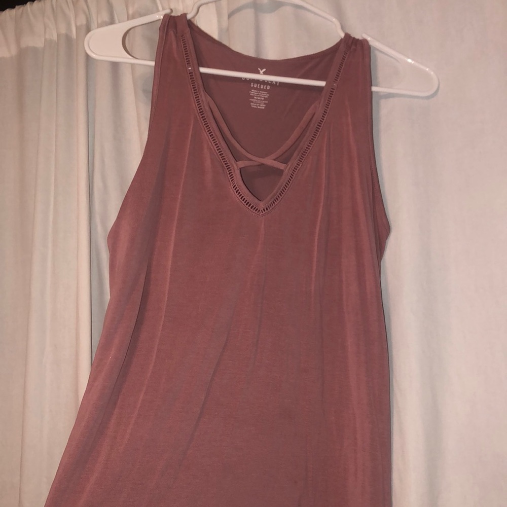 Pink America eagle tank top